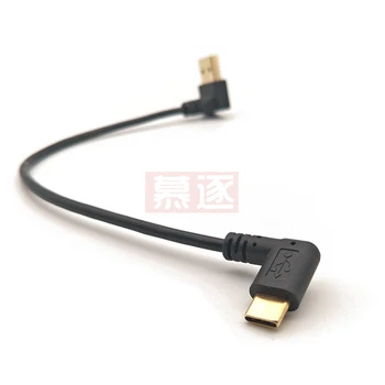 20 cm Protežu USB-C, USB 3.1 type c Type-C Kutni priključak pod kutom od 90 stupnjeva USB 2.0 A medusobno kabel za prijenos podataka kabel