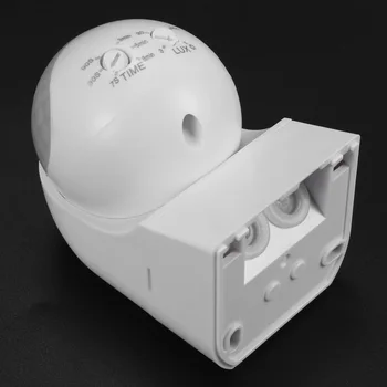 Ac110V-240V 180 Stupnjeva Vanjski Ip44 Sigurnosti Pir Infracrveni Senzor Pokreta Prekidač Detektor Prekidač Pokreta Max 30 M
