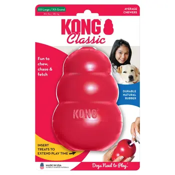 Klasična igračka za pse KONG - Najviše izdržljiva prirodni kaučuk, crveno - Lijepo žvakati