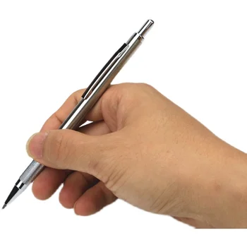 Metalni Mehanička olovka sa stalnim jezgrom 0,5 0,7 0,9 1,3 2,0 mm za učenike osnovnih škola