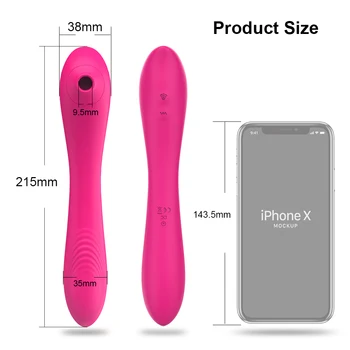Snažan Dildo Vibrator za Ženski Klitoris Klitoris se Dojenče Vakuum Stimulans Bradavica Adult Sex Igračke za Žene