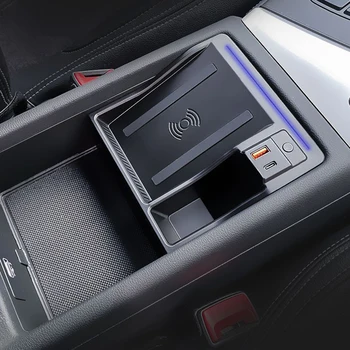 Auto Bežični Punjač QI Za Audi A4 B9 8W S4 A4L A5 i S5 Upaljač Instalacija Telefona Brzo Punjenje Ploča Pribor