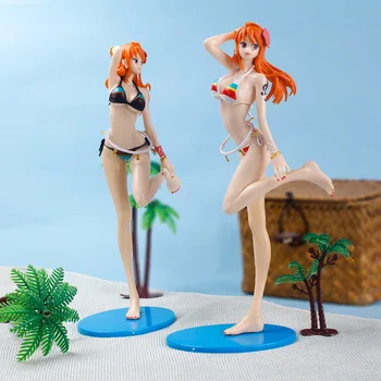 24 Cm Cijeli Anime Lik Nama Plaža Serija Seksi Kupaći Kostim Flash Šarm Stolni Model Dekor Scene Igračke Navijači Poklon Za Rođendan