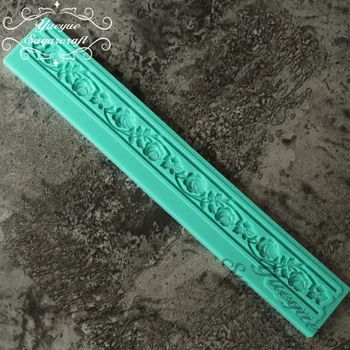 Yueyue Sugarcraft Silikon čipke mat obrazac za помадки alata za ukrašavanje tortu od čokolade oblik