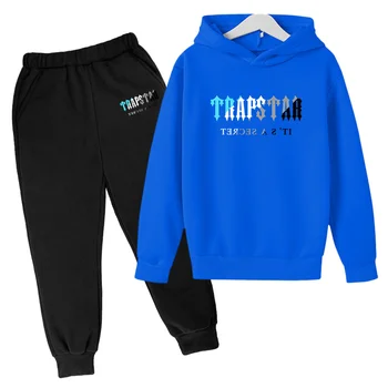 2022 novi brand TRAPSTAR sportski odijelo s po cijeloj površini za dječake i djevojčice, dva slobodna veste s kapuljačom + hlače, majica s kapuljačom za jogging