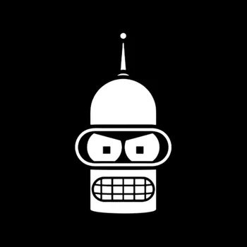 Bender je za Njegu Kože Lica Crtani film Moda Auto Naljepnice za Branik Moto Kaciga Prtljažnik Kamiona Naljepnica