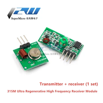 315 Mhz/433 Mhz RF Bežični Modul Predajnika i prijemnika Kit 5 U dc adapter Bežični za Arduin o Malina Pi/Arm/MCU WL, DIY Kit