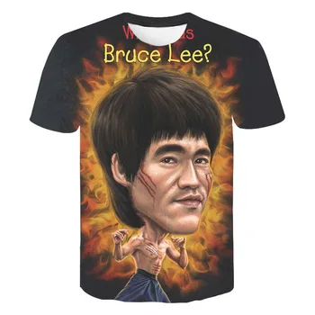 Majice s Bruce Lee, Dječja Majica s 3D Ispis 