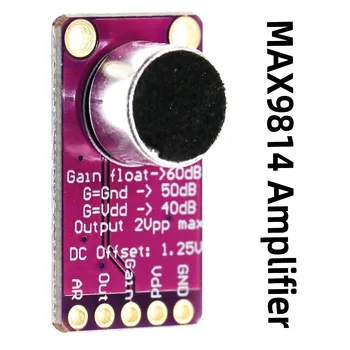 MAX9814 Modul Naknade Pojačalo Mikrofona AGC sa Automatskim Reguliranjem pojačanje za Arduino Programabilni Koeficijent napada i Oslobađanje Izvan THD