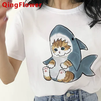 Majica sa mačkom ženska design ulica majica s vizije ženska design japanski odijevanje