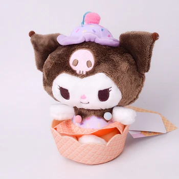Sanrio Kawali Kuromi Hello Kitty My Melody Cinnamoroll Plišani Jastuk Privjesak Anime Dječja Igračka Crtić Kolekcija Za Noć Vještica