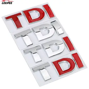 Oznaka sa Logom TDI Turbo, Auto Naljepnice, Reflektirajućim 3D Metalni Auto-Pribora za VW Polo T5 Golf 5 JETTA PASSAT CC MK4 MK5 MK6
