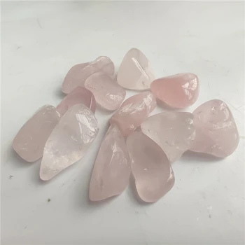2-3cmNatural Pink Nepravilan Polirani Kamen Crystal Šljunka Rock Roza Kvarc Neobrađeni Dragulj Mineralni Uzorak Ukras Energetski Kamen
