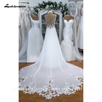 Vjenčanice na Trake S V izrez i Otvorenim leđima S Cvijećem 2023 Vestido Svadbeni Boho vjenčanicu sukienka na wesele