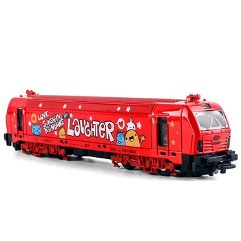 Metalni model metro model simulacije vlaka podzemne željeznice jednostavan željeznički zvuk i svjetlo igračka putnički vlak vlak dječak poklon