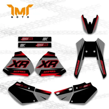 TMT Sepeda Motor Belakang Grafis Stiker Naljepnice Kit Untuk Honda XR250 XR400 1996 1997 1998 1999 1997 - 2004 XR 250 400