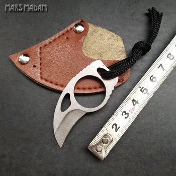 Besplatna dostava Vanjski Mini Mali Nož S Kandžama Elegantna ogrlica nož ključeve nož Mali poklon alati za kampiranje